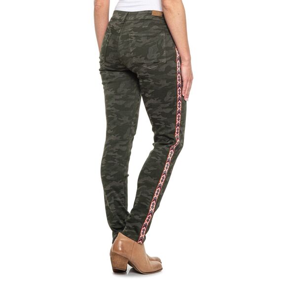 Ariat Ultra Stretch Perfect Rise Side Chevron Camo Skinny Jeans Waist 28" Around - Picture 2 of 11